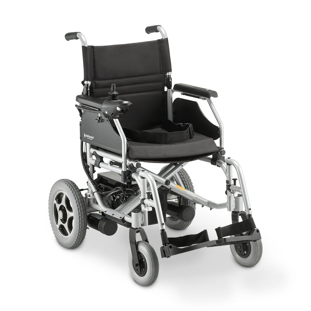 Cadeira de Rodas Motorizada Dobrável Elétrica Bivolt Alumínio D900 Dellamed