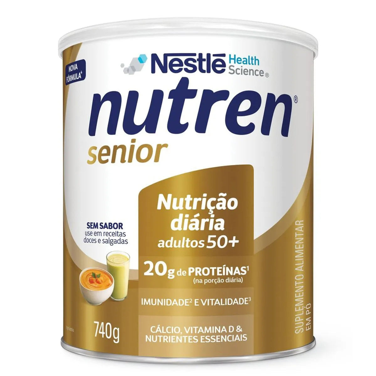 Nutren Senior 740g Nestle + E-book