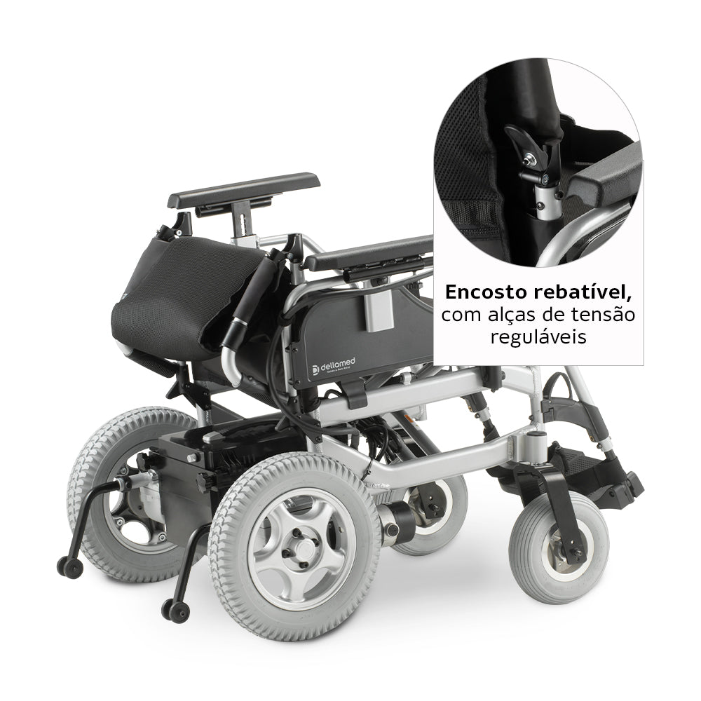 Cadeira Motorizada Dobrável D1000 Dellamed