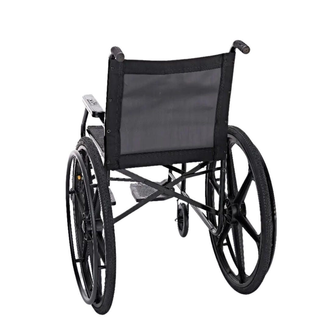 Cadeira de Rodas Nylon Pés Fixos Pneu Inflável PL002 Prolife
