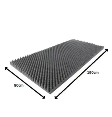 Colchao Caixa De Ovo 06 Cm D20 Cinza (até 70kg) Ortobom