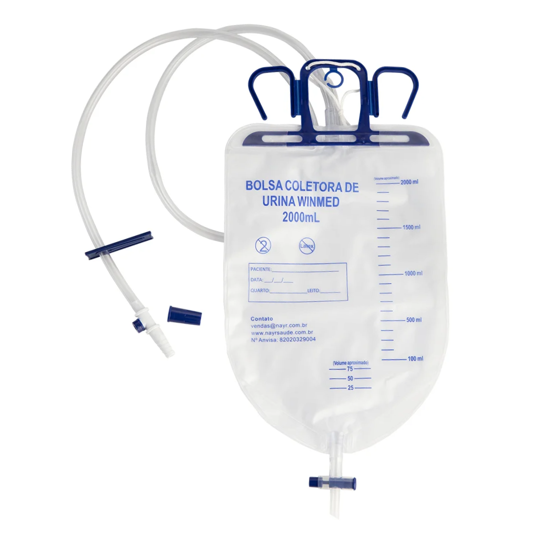 Coletor de Urina Sistema Fechado 2000ml Nayr
