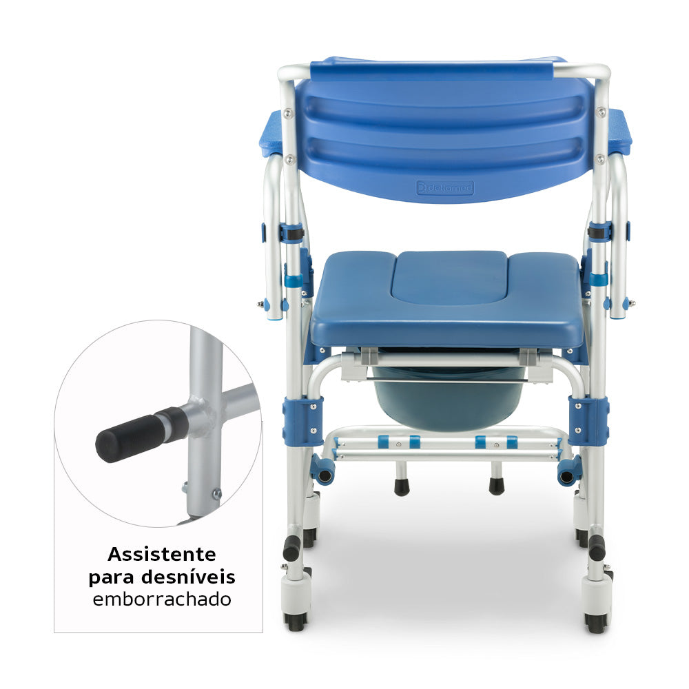 Cadeira de Banho Dellamed Alumínio Desmontável D60