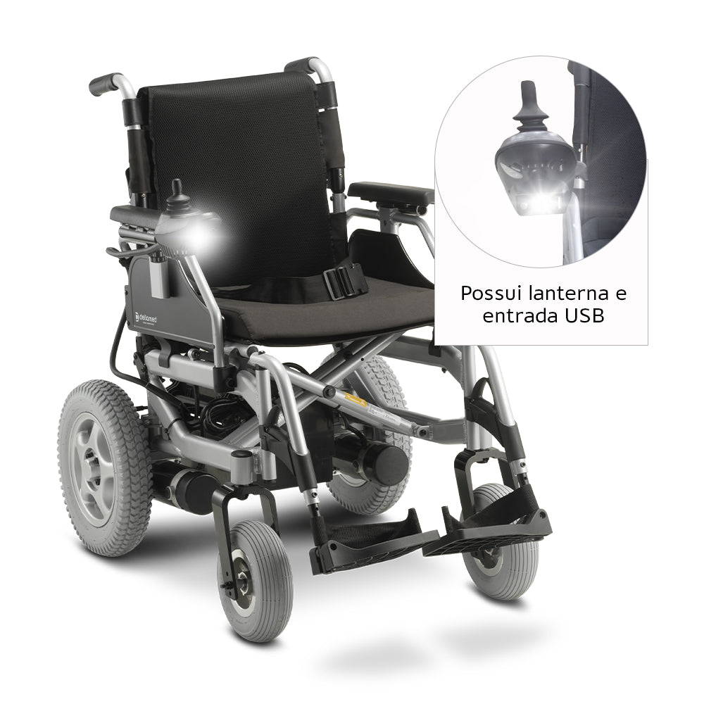 Cadeira Motorizada Dobrável D1000 Dellamed