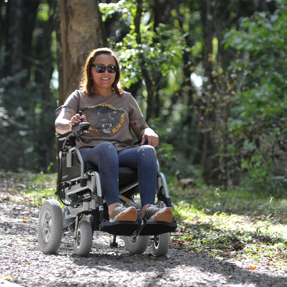 Cadeira Motorizada Dobrável D1000 Dellamed