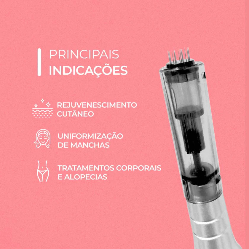 Cartucho Smart Pen Preto Hk - 12 Agulhas Smart GR