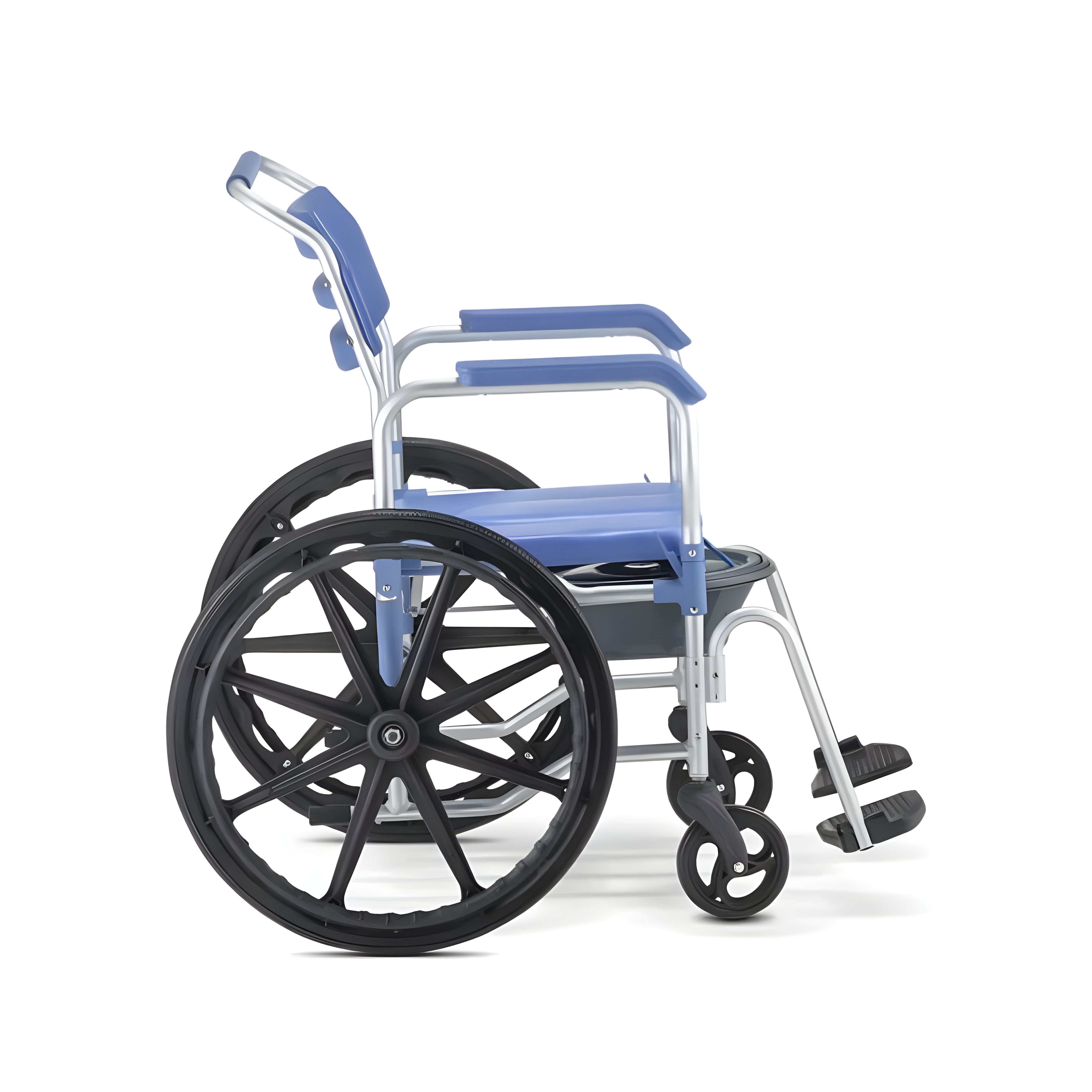 Cadeira de Banho D65 Desmontável em Alumínio até 150kg Assento 44cm - Dellamed
