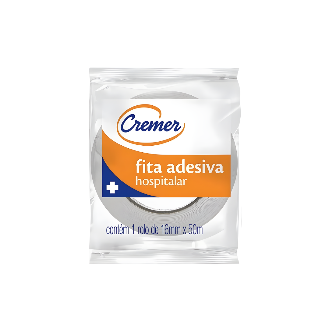Fita Adesiva Branca 50 Metros Cremer