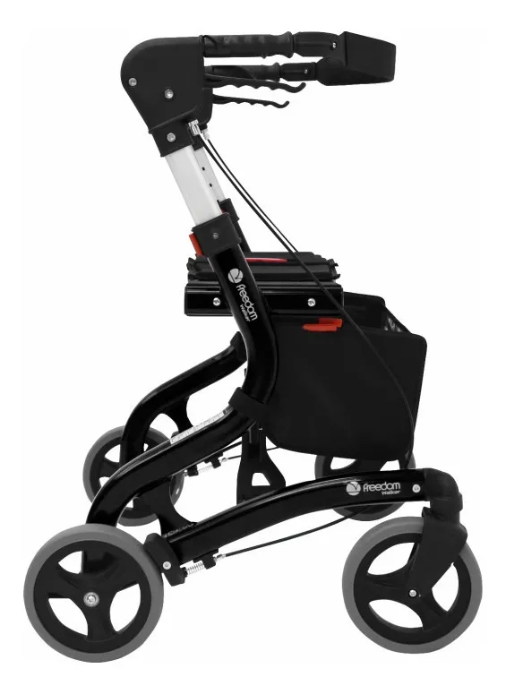 Andador Alumínio 4 Rodas com 4 Níveis de Ajuste Freedom Walker