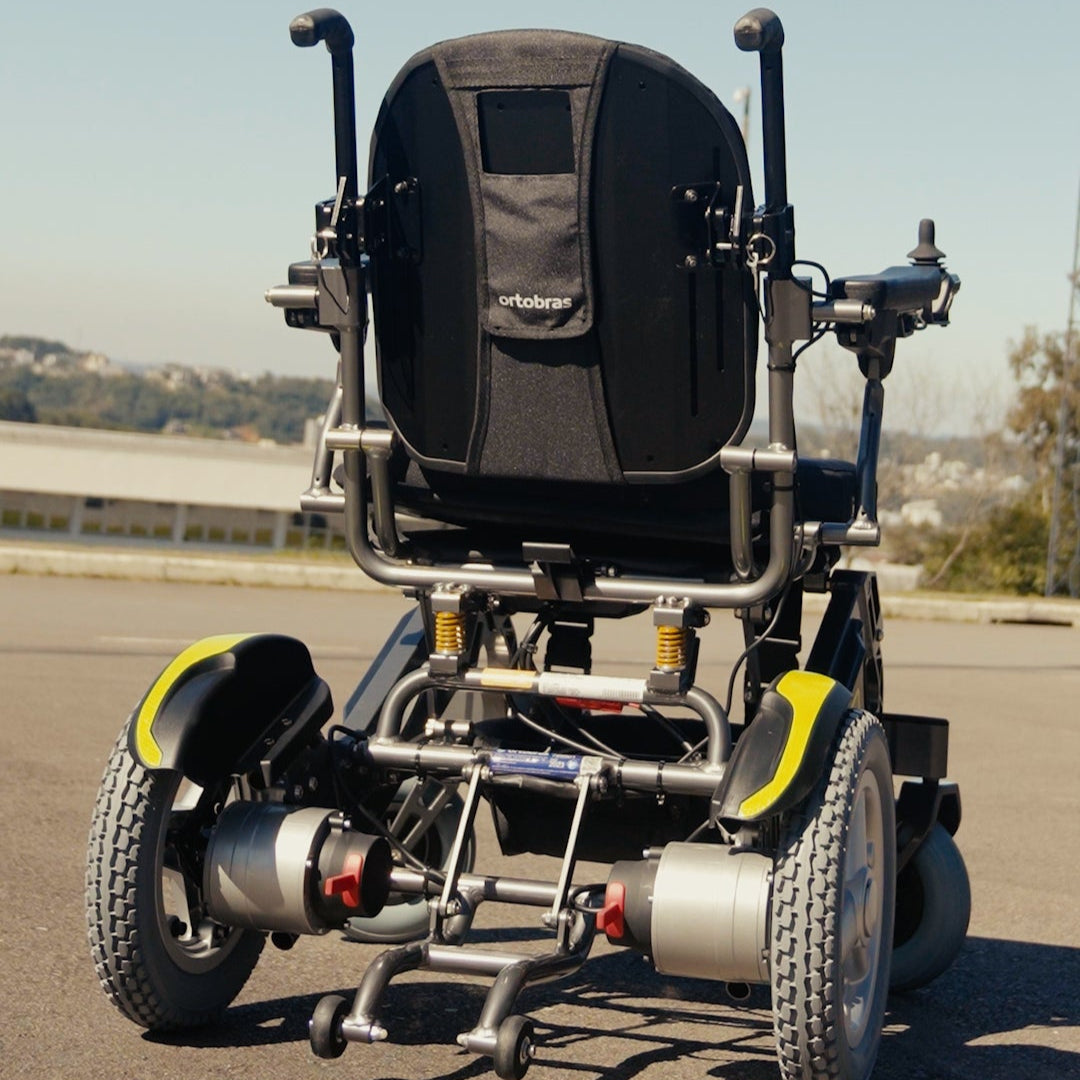 Cadeira de Rodas Motorizada Elétrica E20 Ortobras Dobrável