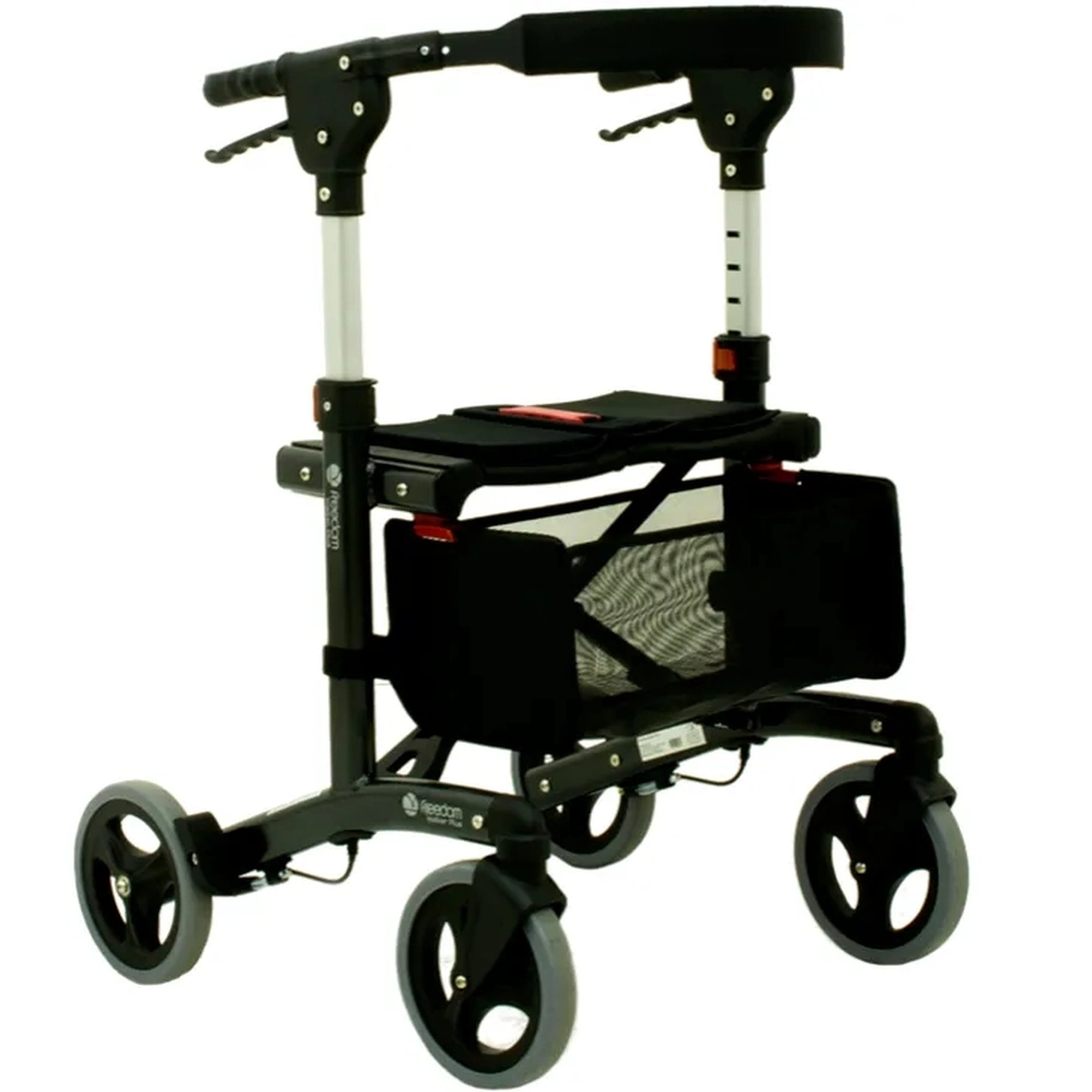 Andador Alumínio 4 Rodas com 4 Níveis de Ajuste Freedom Walker