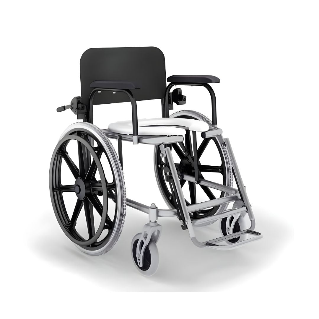 Cadeira de Banho com Rodas Grandes Hygienika 38cm - Ortobras