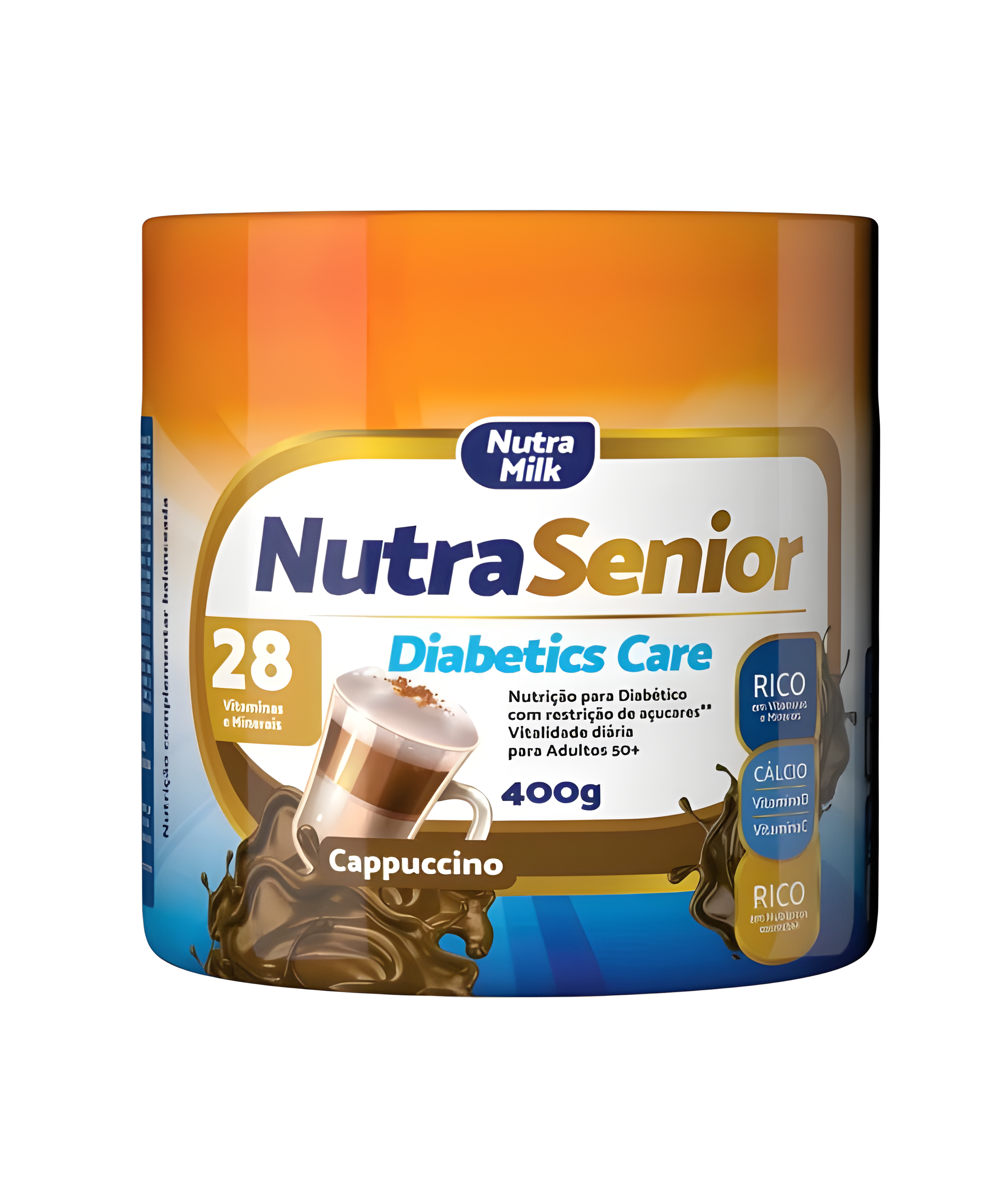 Nutra Senior Adulto 50+ Diabetics Care Zero Açucar 400g + E-book