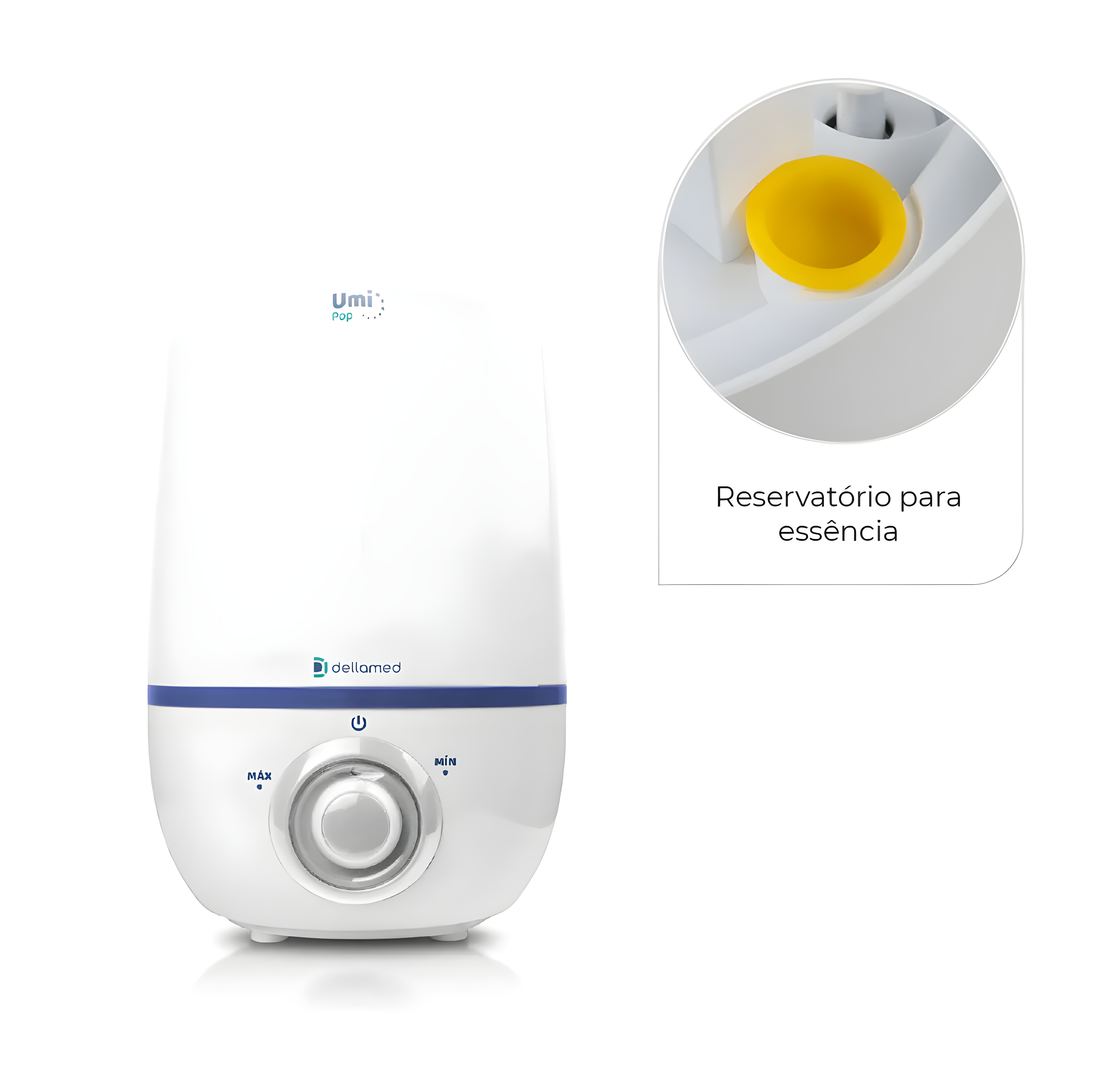 Umidificador de Ar Ultrassônico 2,3 Litros Umi Pop - Dellamed