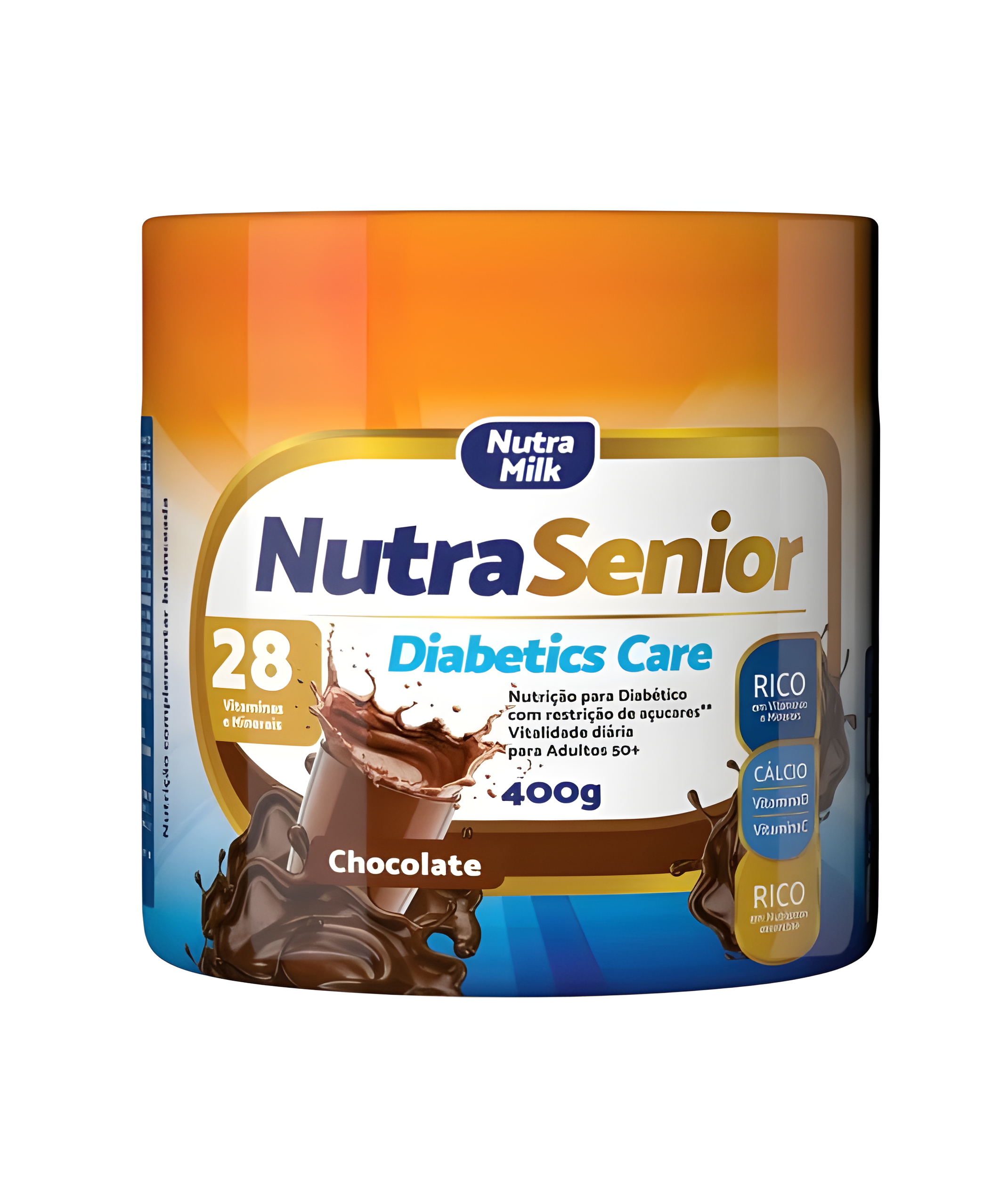 Nutra Senior Adulto 50+ Diabetics Care Zero Açucar 400g + E-book