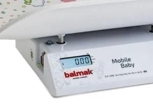 Balança corporal digital pediátrica Balmak Móbile Baby ELP-25BB branca, até 25 kg ( mostruário)