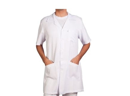 Jaleco Manga Curta Microfibra Masculino Aspen