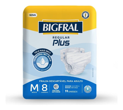 Fralda Desc Bigfral Plus Md C/08 - Ne Bigfral