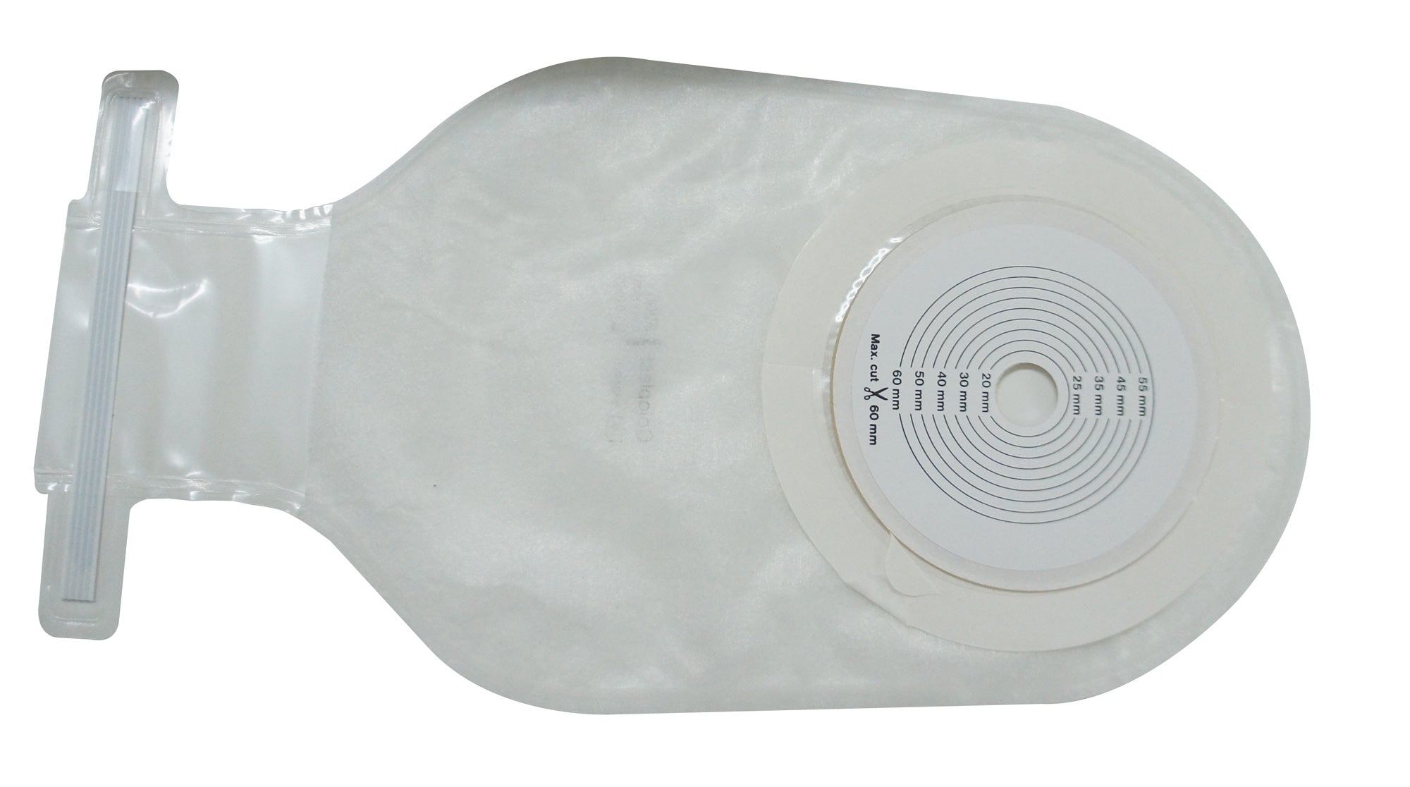 Bolsa de Colostomia Coloplast Drenável Recortável Transparente 15-60mm