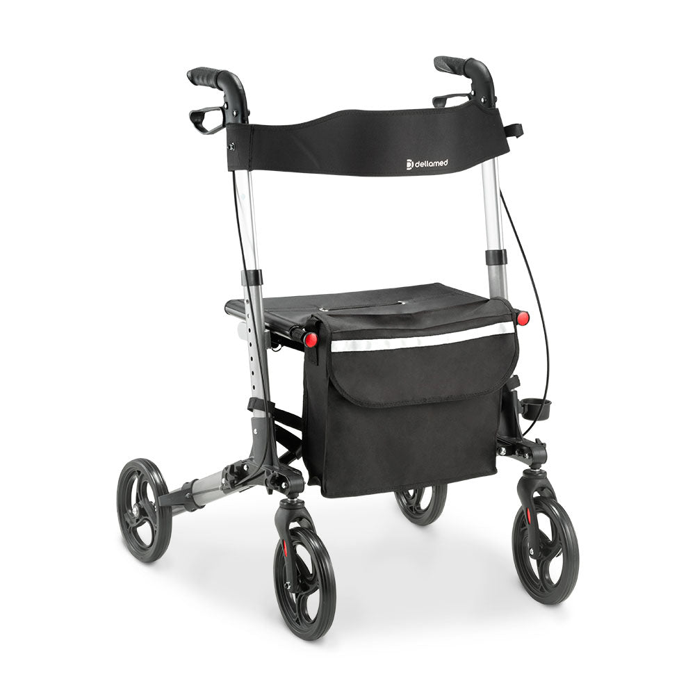 Andador Aluminio 4 Rodas D14 - Dellamed