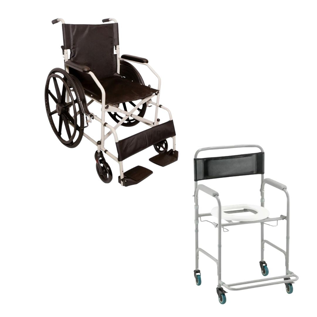 Kit Cadeira de Rodas e Banho - D100 POP e D30 - Dellamed