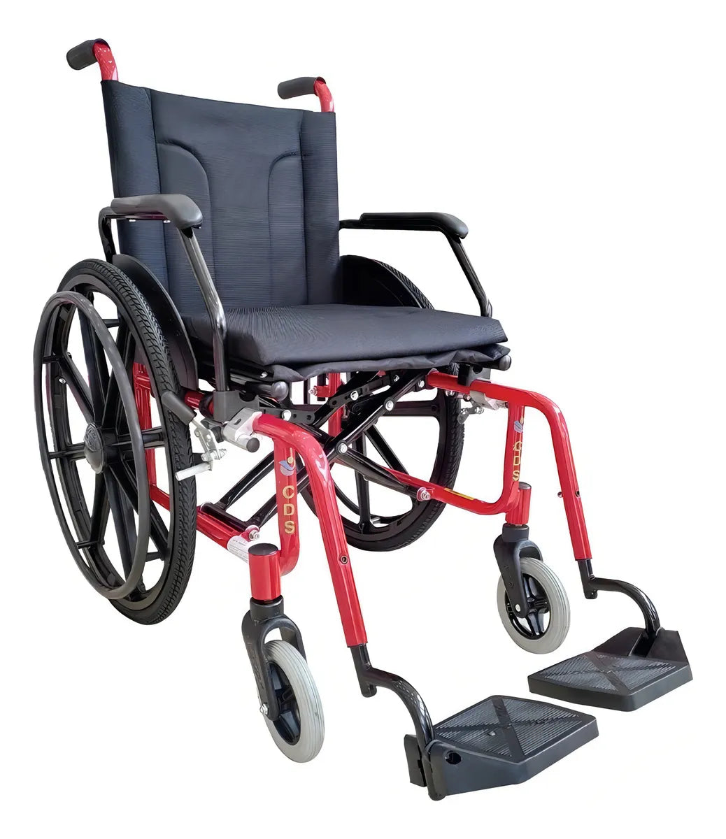 Cadeira de Rodas CDS H10 Pneus Maciço Cap. 130Kg - CDS