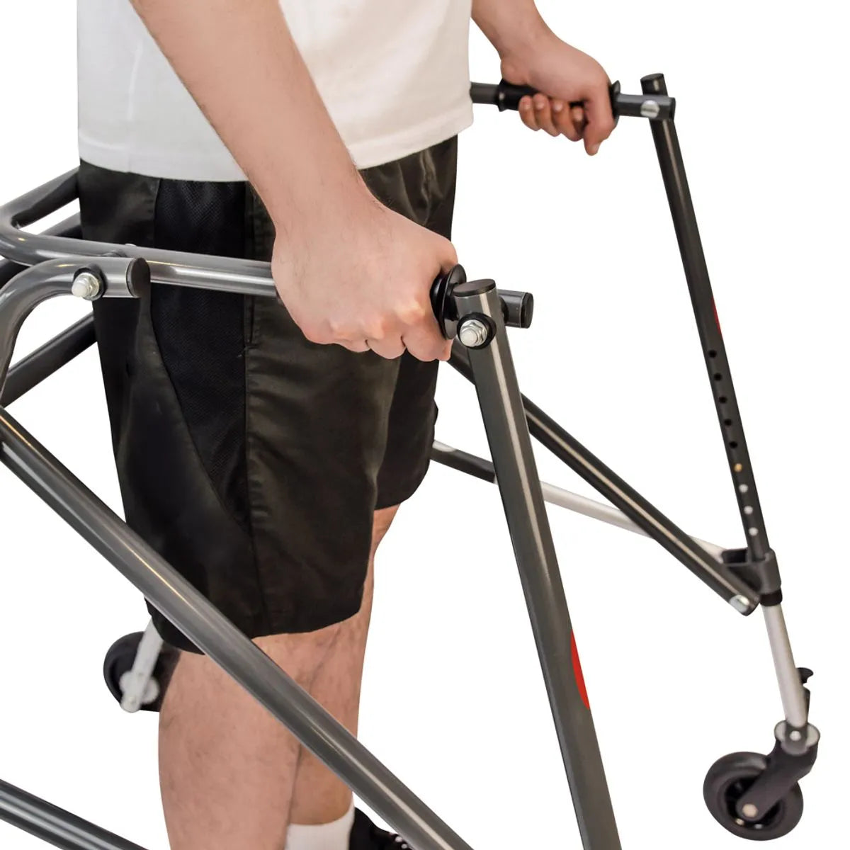 Andador Posterior de Alumínio com 4 Rodas G Mercur