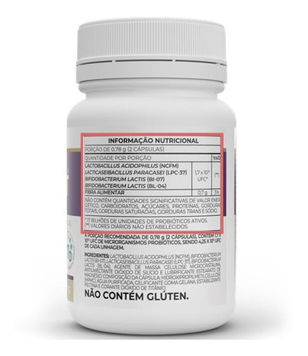 Probiótico Simfort Plus 30caps 390mg Vitafor