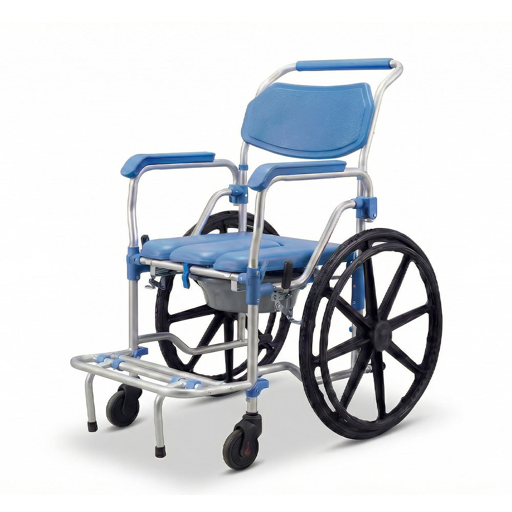 Cadeira de Banho D65 Desmontável em Alumínio até 150kg Assento 44cm - Dellamed