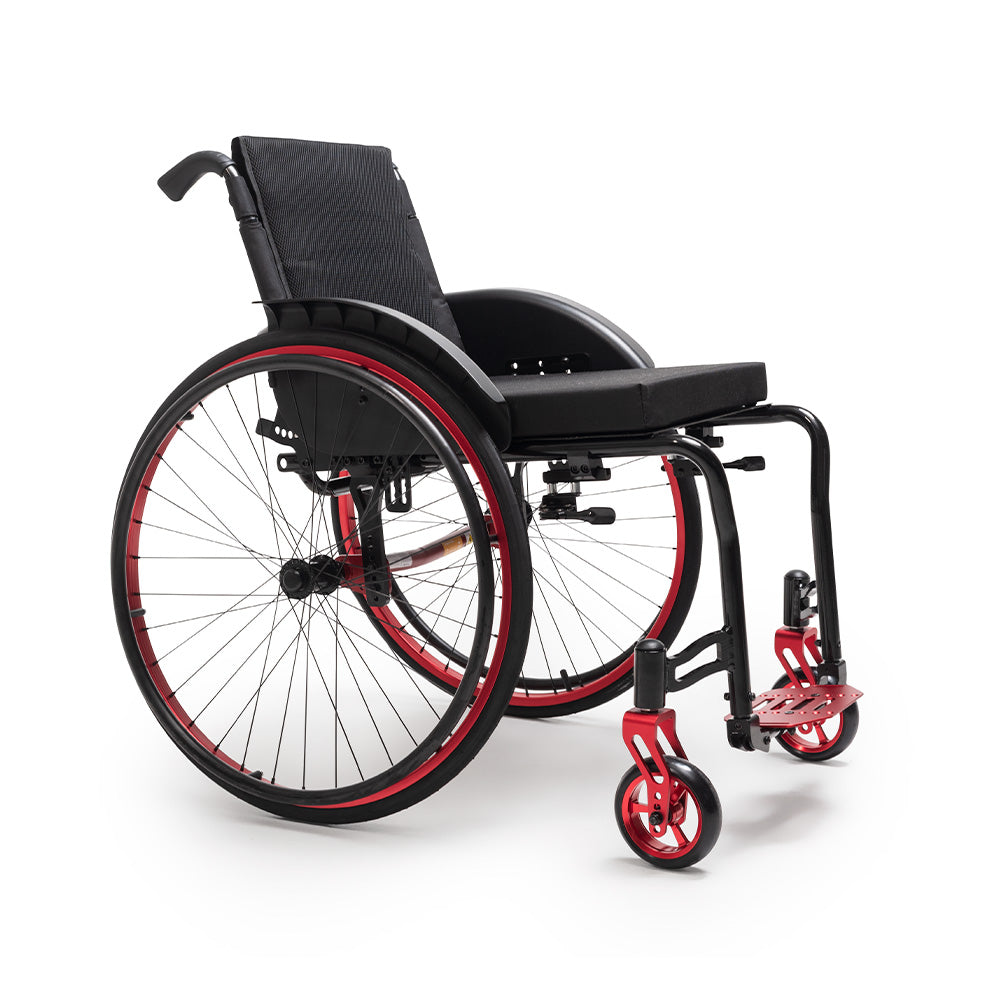 Cadeira de Rodas Monobloco em Alumínio Maxmoving 38cm - Dellamed