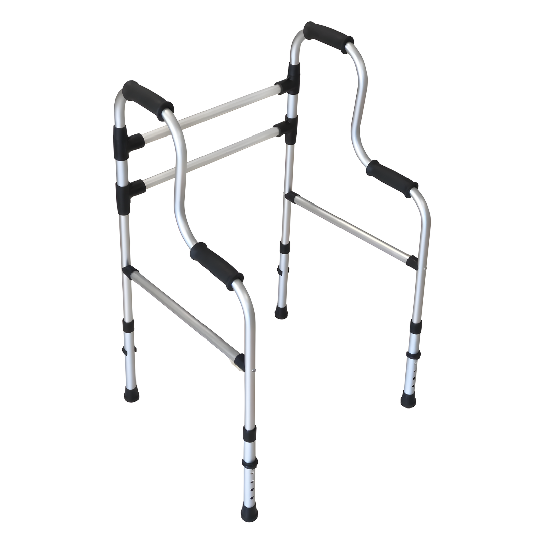 Andador Fixo 2 Barras Duplo Punho Cap. 130Kg Sequencial