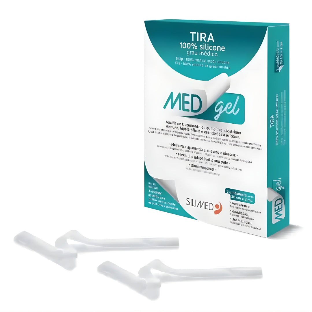 Medgel Tira Silicone Cicatrizante e Queloides 30x2cm Silimed