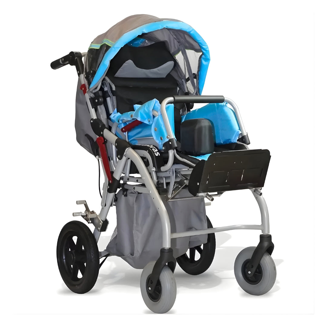 Cadeira de Rodas Postural Kinder - G Azul - Ortobras