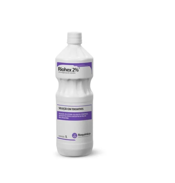 Clorexidina riohex degermante 2% 1000ml c/ dispensador Rioquimica
