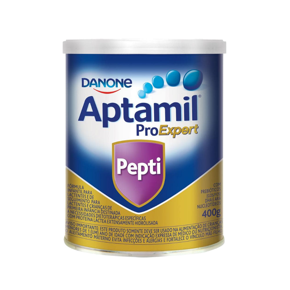Kit 6 unidades de Aptamil Pepti 400g - Para Alérgicos a Leite de Vaca/Soja Danone & E-book