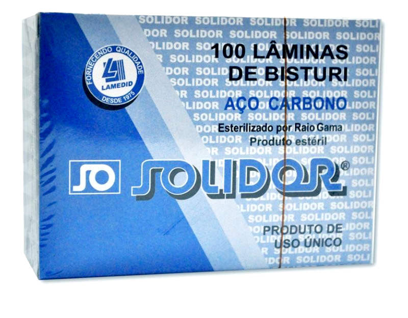 Lâmina de Bisturi Unidade Solidor