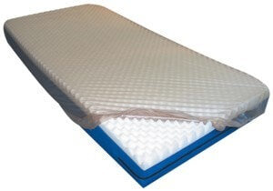 Lençol Impermeável Solteiro PVC Siliconado Bege 1,90X0,90X0,20 Bioflex