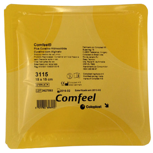 Comfeel Plus Hidrocoloide + Alginato de Cálcio Coloplast