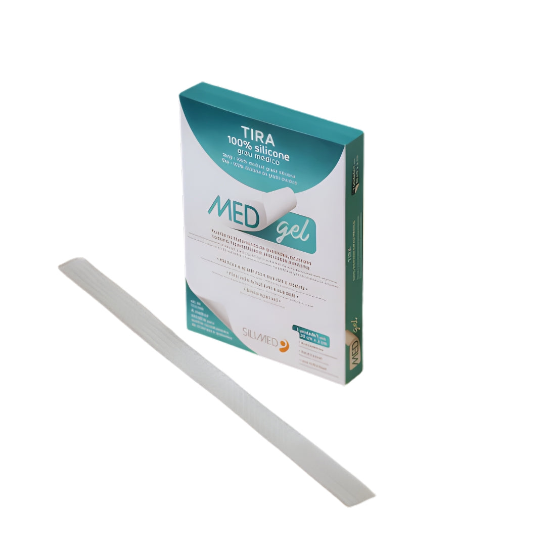 Medgel Tira Silicone Cicatrizante e Queloides 30x2cm Silimed