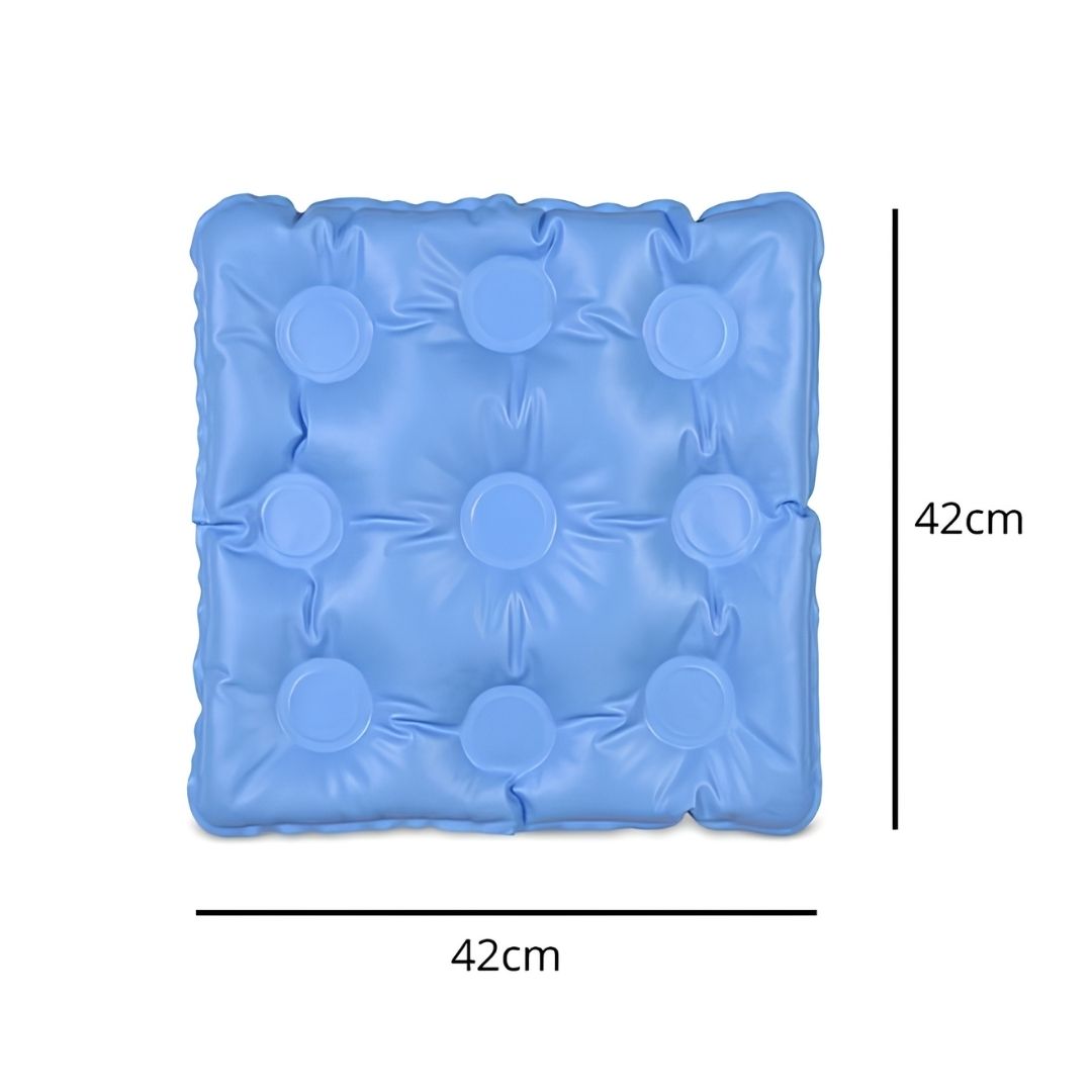 Almofada Terapêutica Sem Orifício - Gel Azul - Natural Home Care