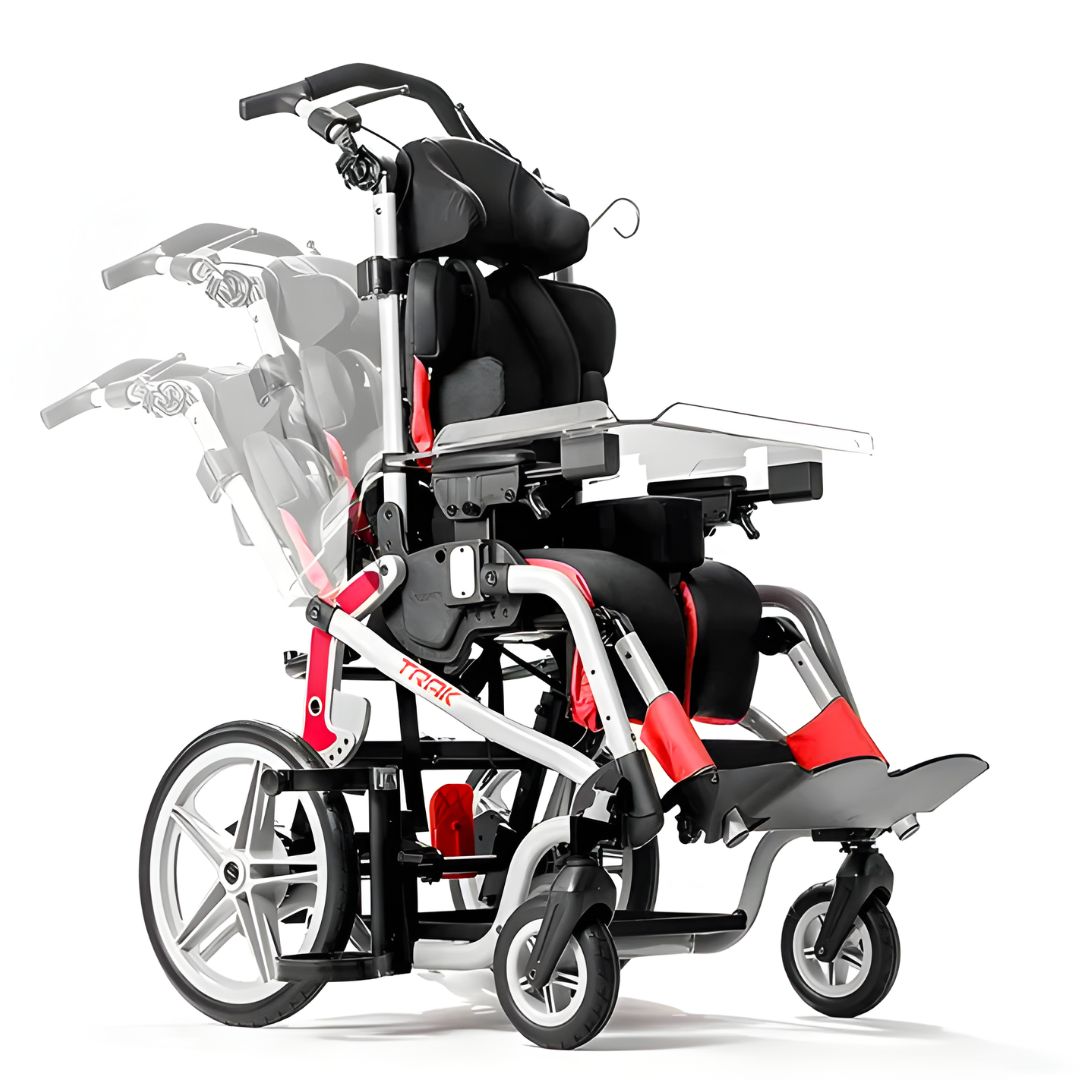 Carrinho Postural Infantil Trak - 14 - Vermelho até 36 Kg - Leggero