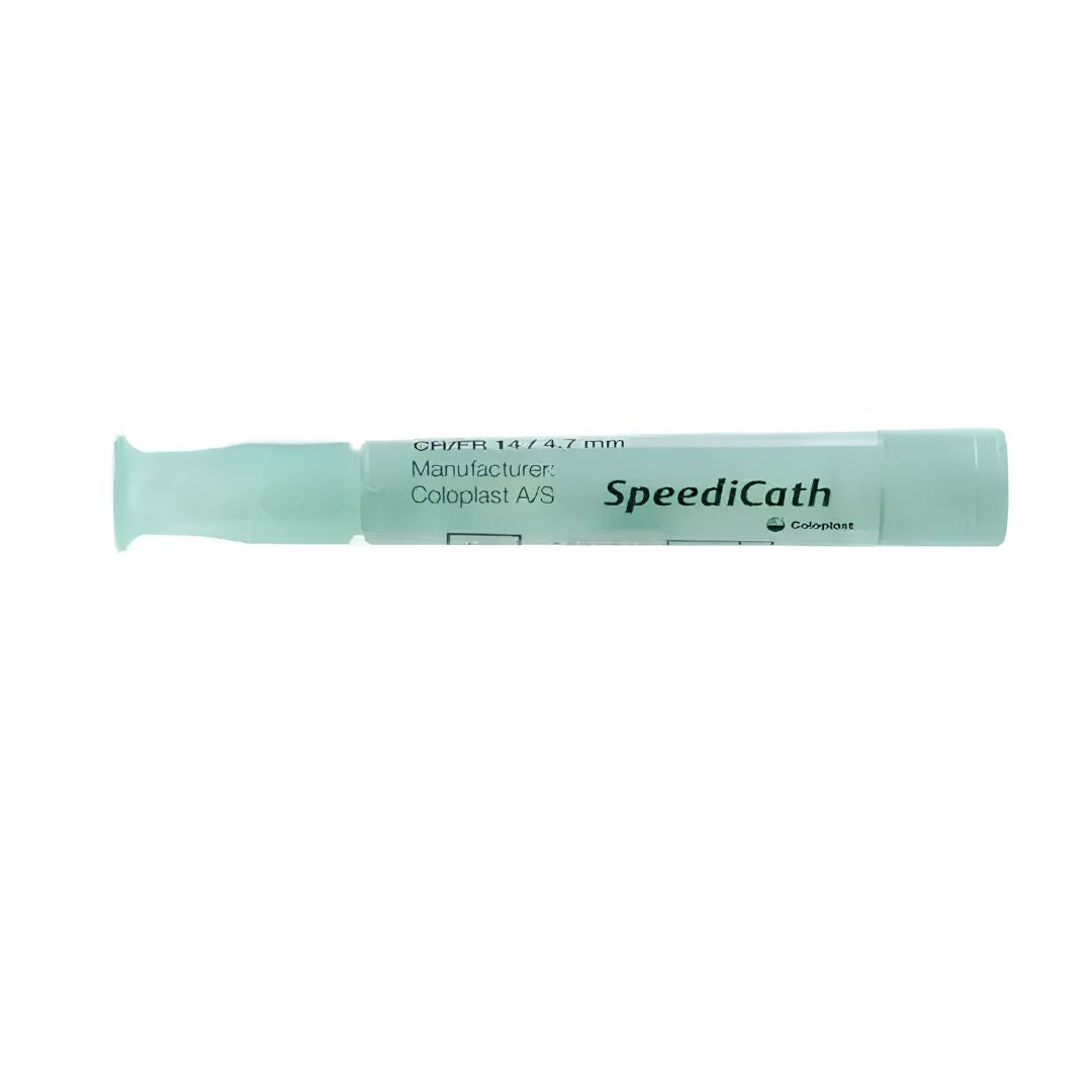 Cateter Uretral Lubrificado Compact Masculino SpeediCath - Coloplast (30 unid.) + E-book
