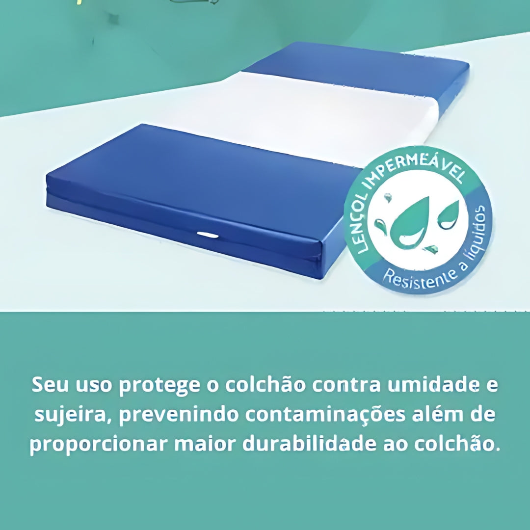 Lençol Hospitalar Parcial Meia-Cama Solteiro 160x0,80cm – Natural Home Care