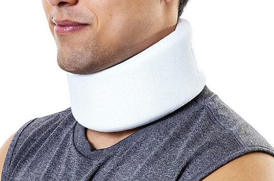 Colar Cervical De Espuma G Branco Ortofly