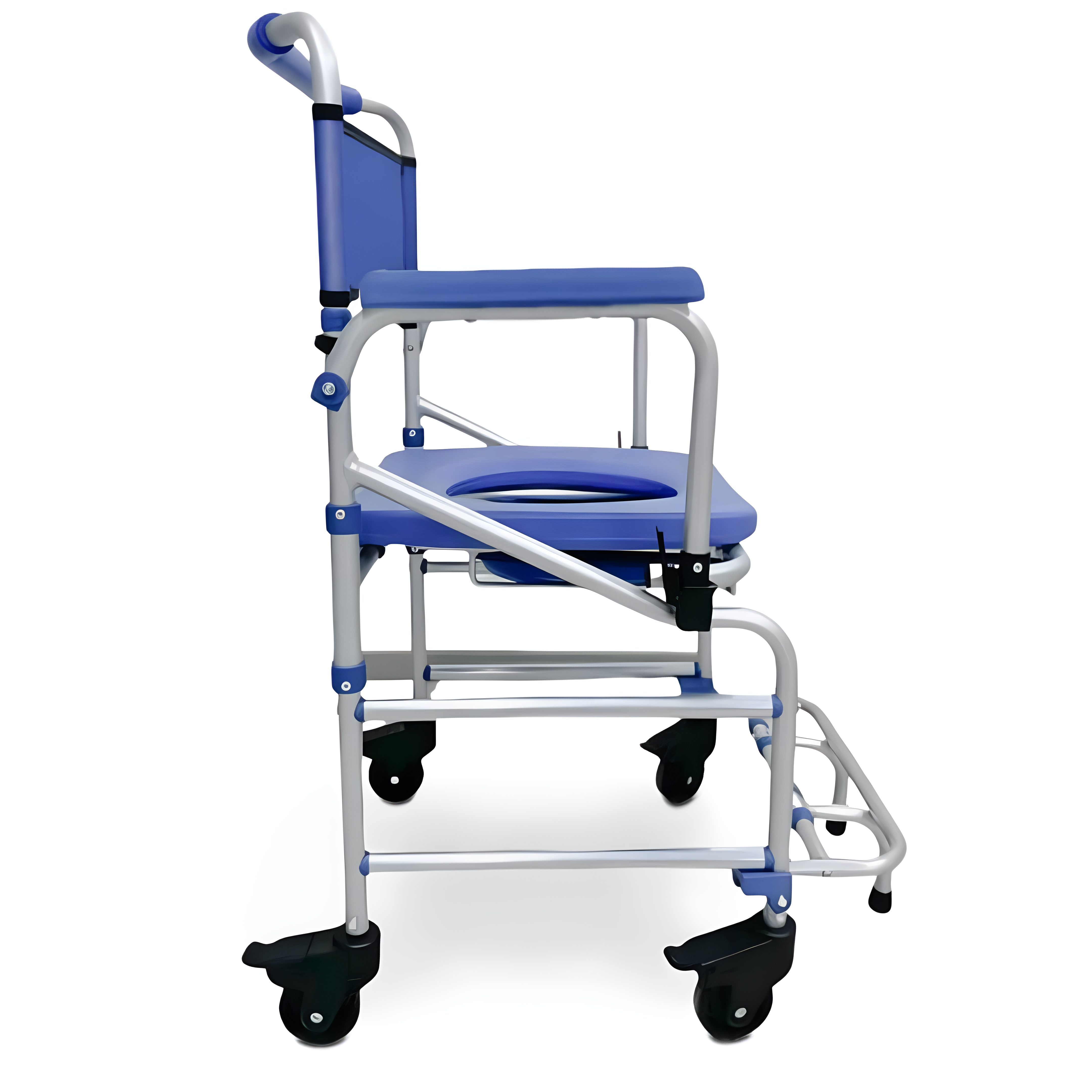 Cadeira de Banho D55 Alumínio 40cm - Dellamed - 4 em 1