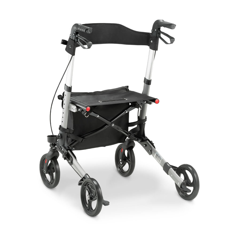 Andador Aluminio 4 Rodas D14 - Dellamed