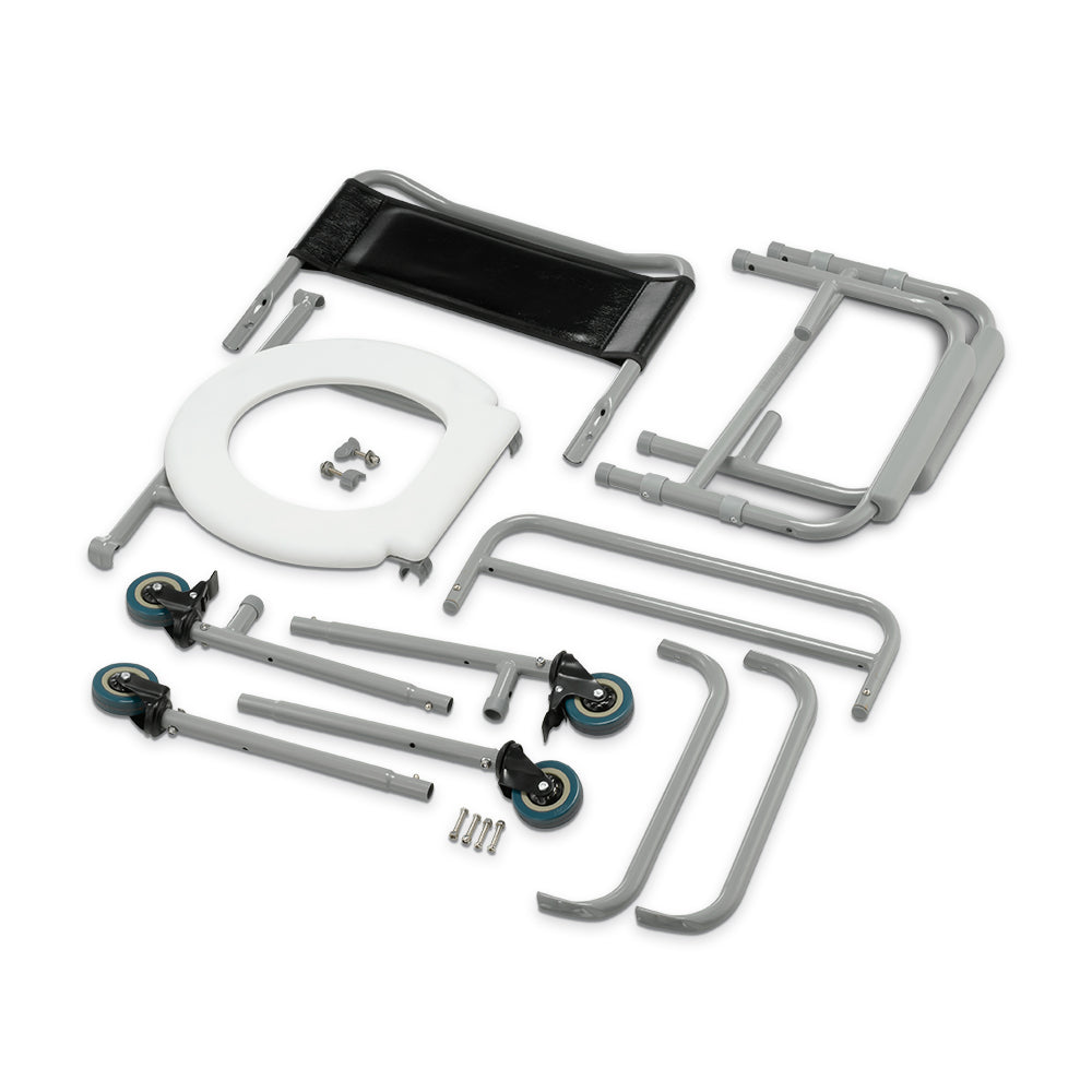 Cadeira de Banho Higiênica Dobrável D30 (100 kg) - Dellamed