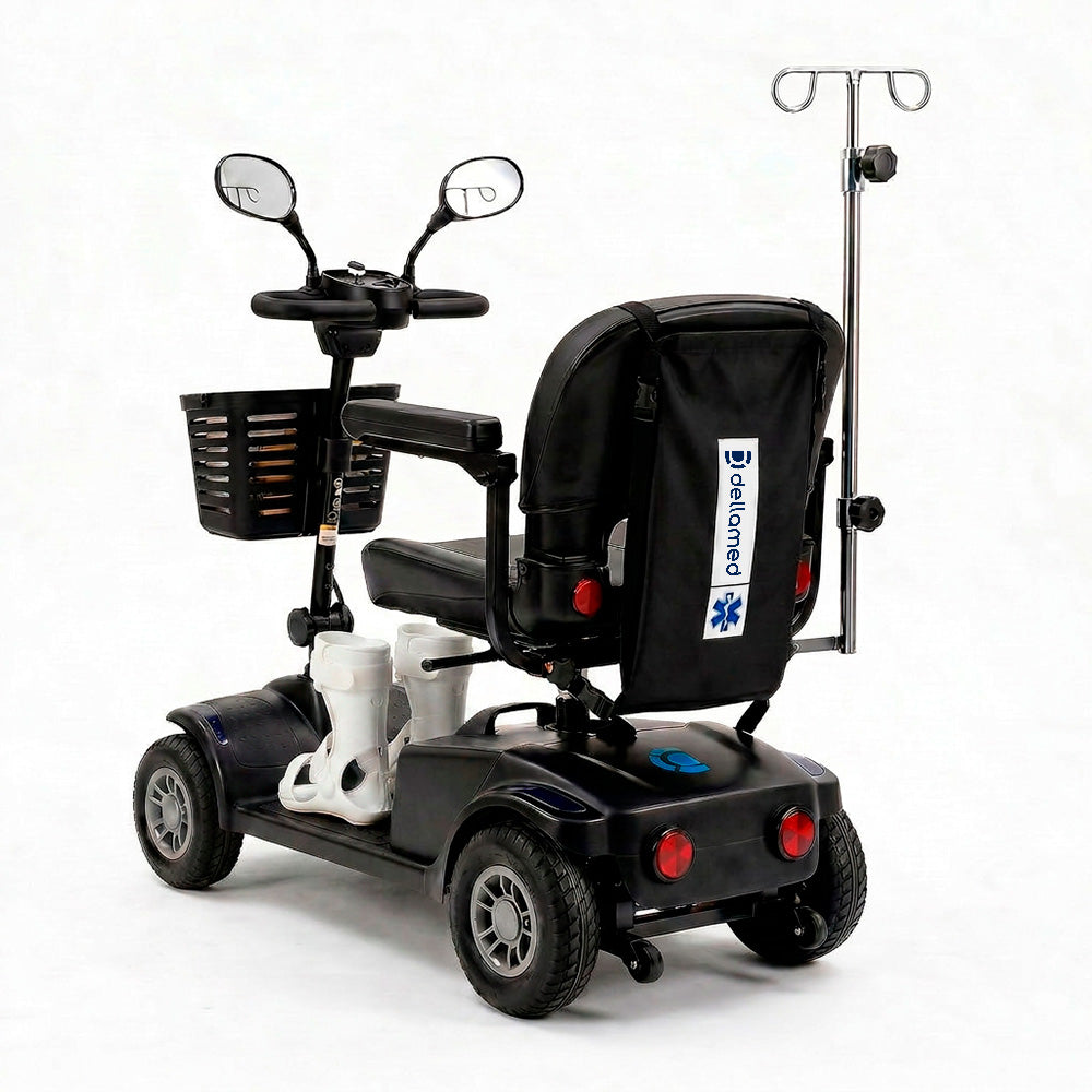 Scooter Elétrica LB Light - Dellamed - com Calha AFO e Suporte para Soro