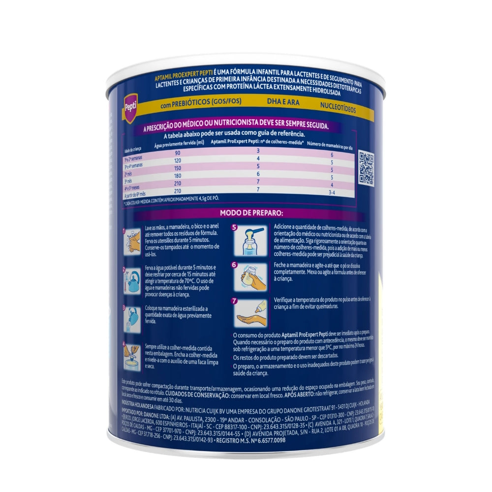 Aptamil Pepti 400g - Para Alérgicos a Leite de Vaca/Soja Danone & E-book