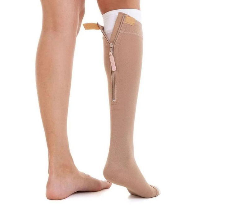 Kit de Meias para Úlcera Ulcercomfort com Zíper 3/4 Venosan